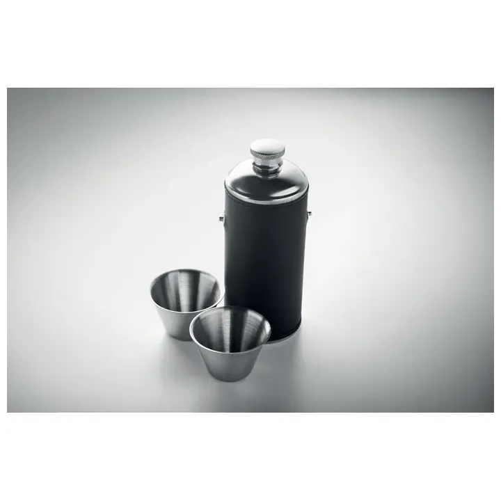 Hip flask with shot cups - MO2628 (MOCN#03)